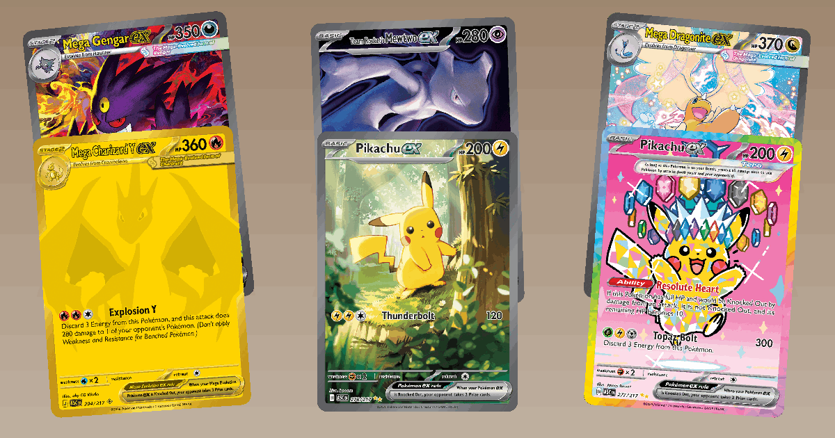Ascended Heroes Takes Off with Mega Gengar ex on Top card spotlight collage