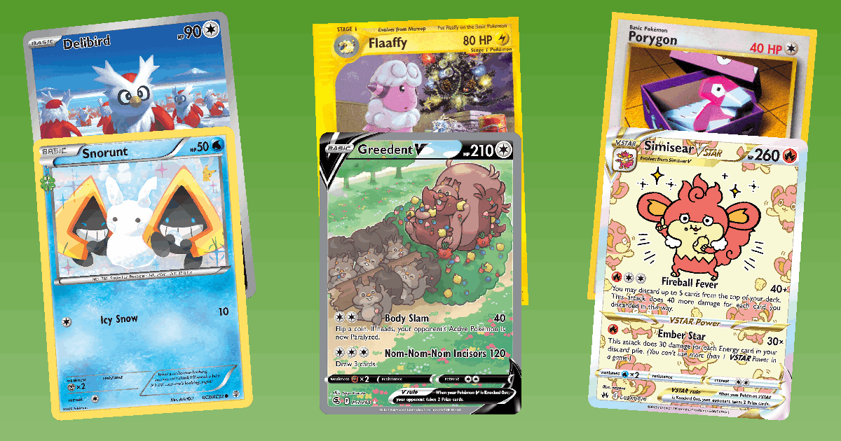 Christmas & Holiday Pokémon Cards: The Complete Winter Collection card spotlight collage