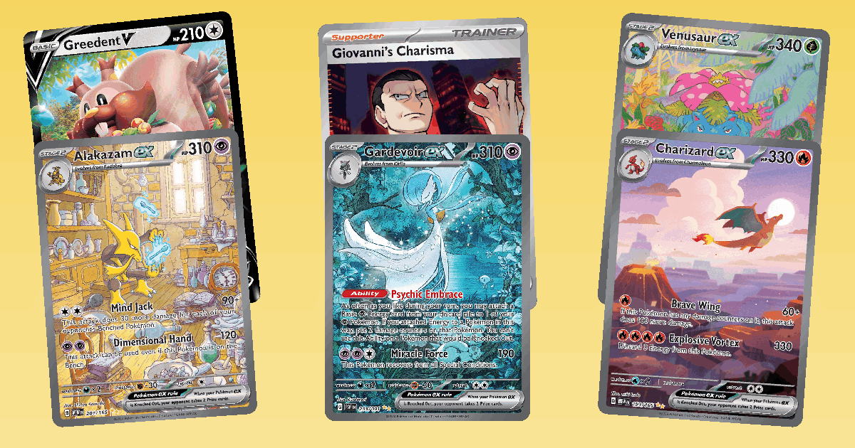 Trending Spotlight: Greedent V card spotlight collage