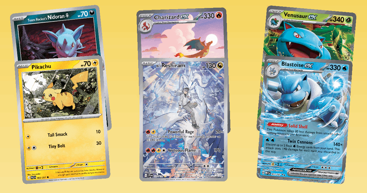 Trending Spotlight: Team Rocket's Nidoran♀ card spotlight collage