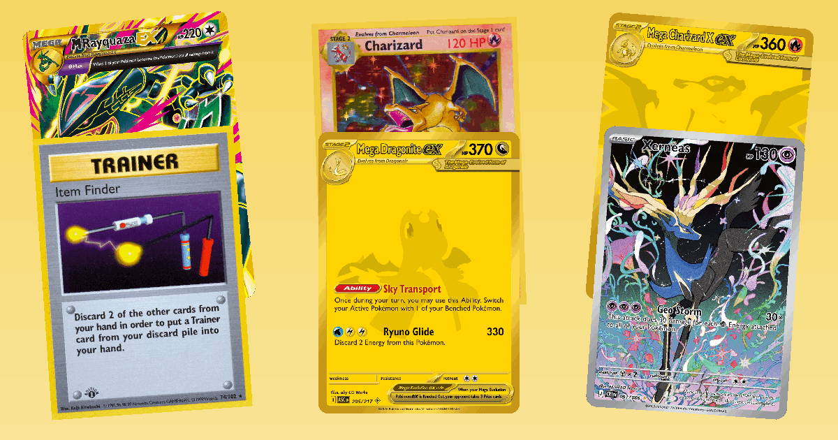 Trending Spotlight: M Rayquaza-EX card spotlight collage